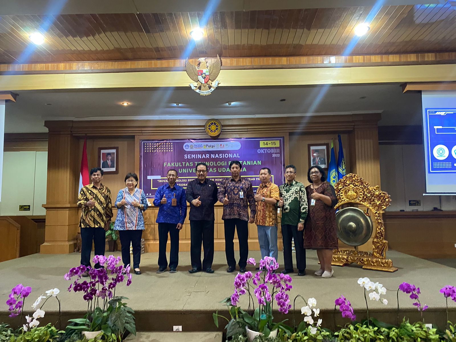 FTP Udayana Selenggarakan Seminar Nasional Perdana Secara Offline Pasca Pandemi, Hadirkan Wagub Bali Sebagai Keynote Speaker